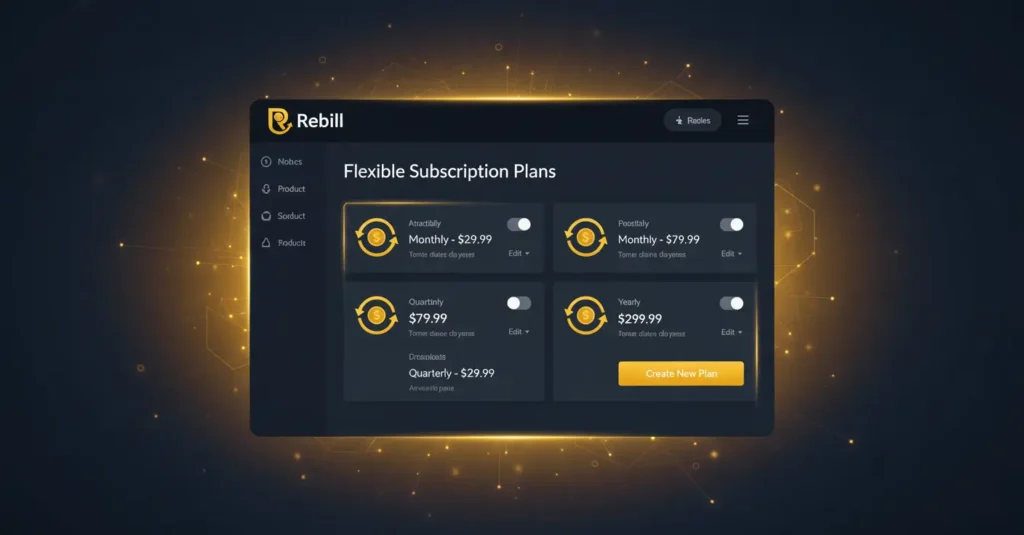 Flexible subscription plans
